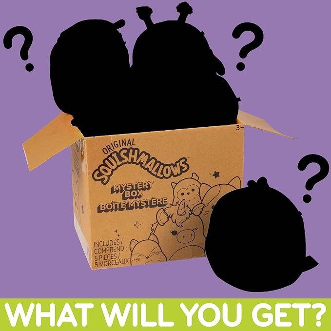 99$-Original Mystery Box 5-Inch Plush 5 Pack - Official Jazwares Plush